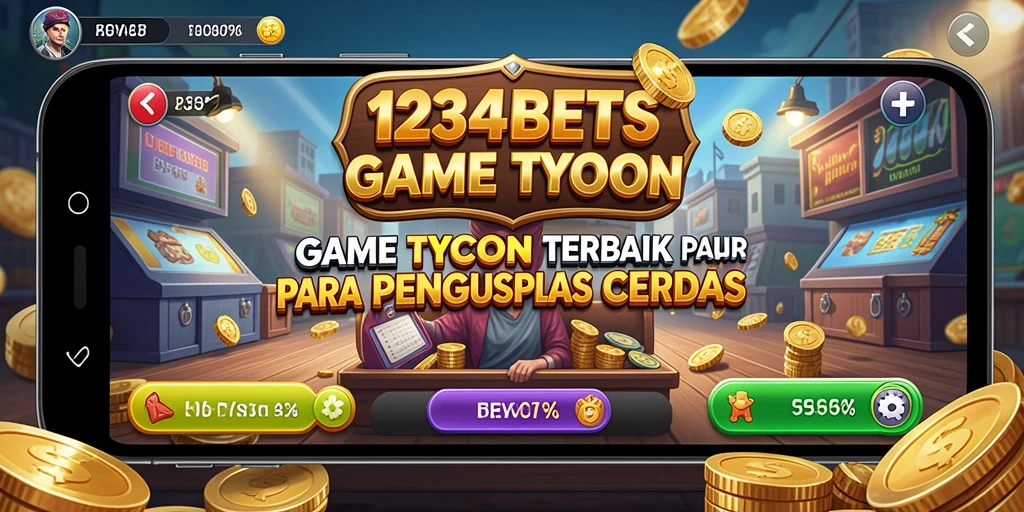 Tampilan gameplay <strong>1234BETS</strong> yang menarik dalam menjelajahi dunia bisnis.