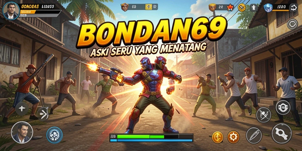 Screenshot gameplay BONDAN69 menampilkan aksi pertarungan yang intens dan mendebarkan.