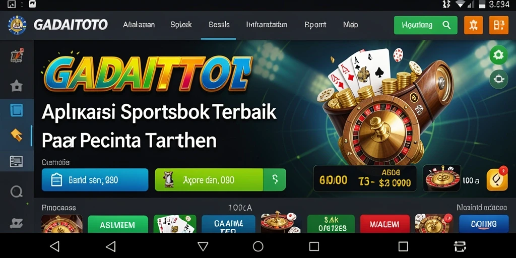Tampilan gameplay menarik dari GADAITOTO dalam taruhan olahraga.