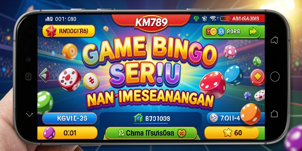 Screenshot gameplay KM789 menampilkan suasana seru permainan Bingo.