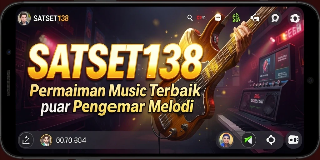 Tampilan gameplay seru di SATSET138 dengan berbagai lagu menarik.